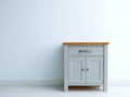 Buffet - bois - 82x38x78 cm - gris-bois naturel - style campagne moderne
